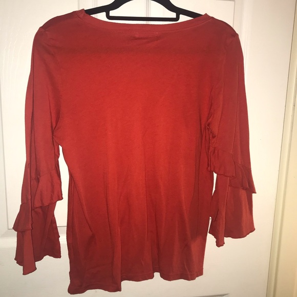 NWT Chelsea Ruffled Tee S - Picture 5 of 8